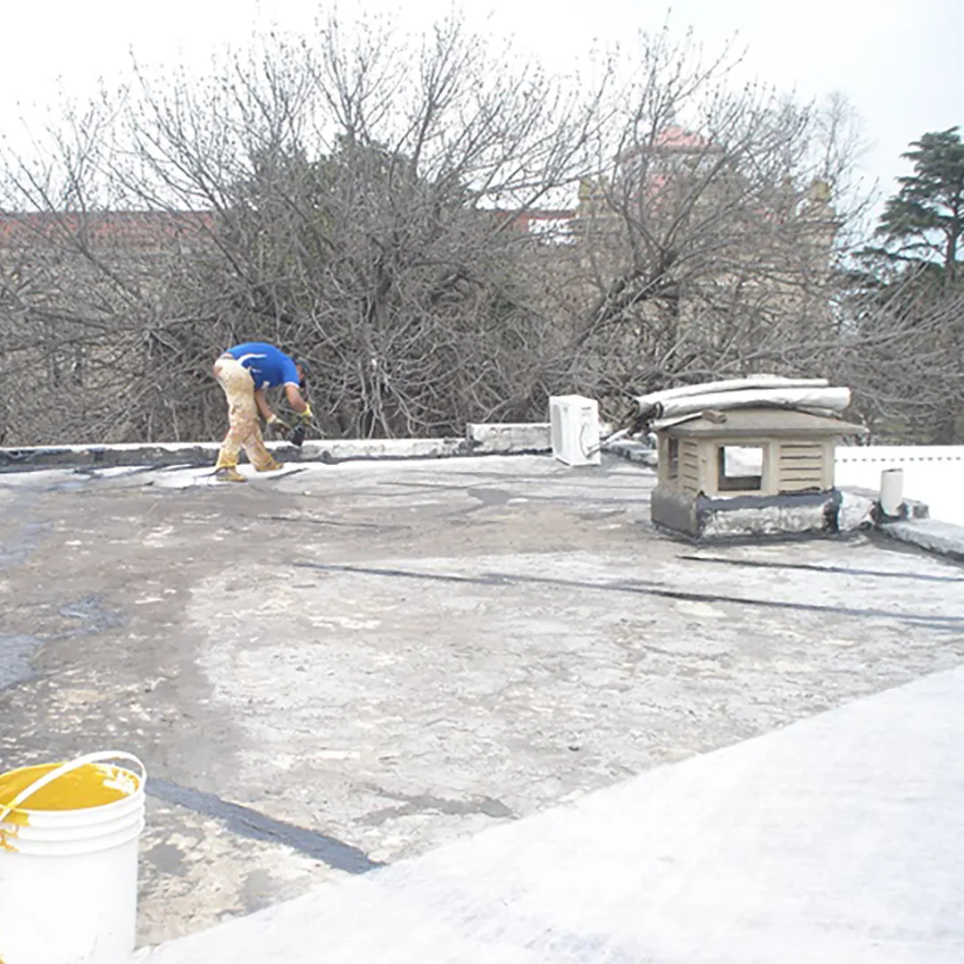 IMPERMEABILIZACION DE TERRAZA CON ASFALTO Y MEMBRANA TRANSITABLE