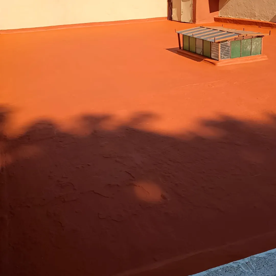 IMPERMEABILIZACION DE TERRAZA CON MEMBRANA TRANSITABLE Y MANTA SINTETICA